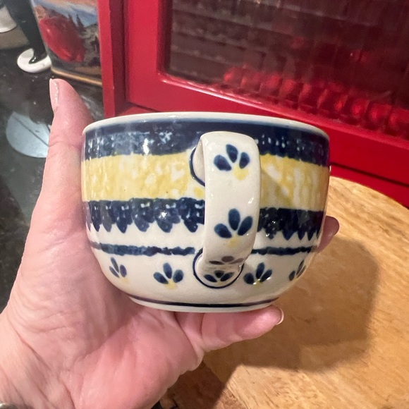 Hand Painted Polish Cup/Mug AS IS CONDITION - Picture 7 of 12